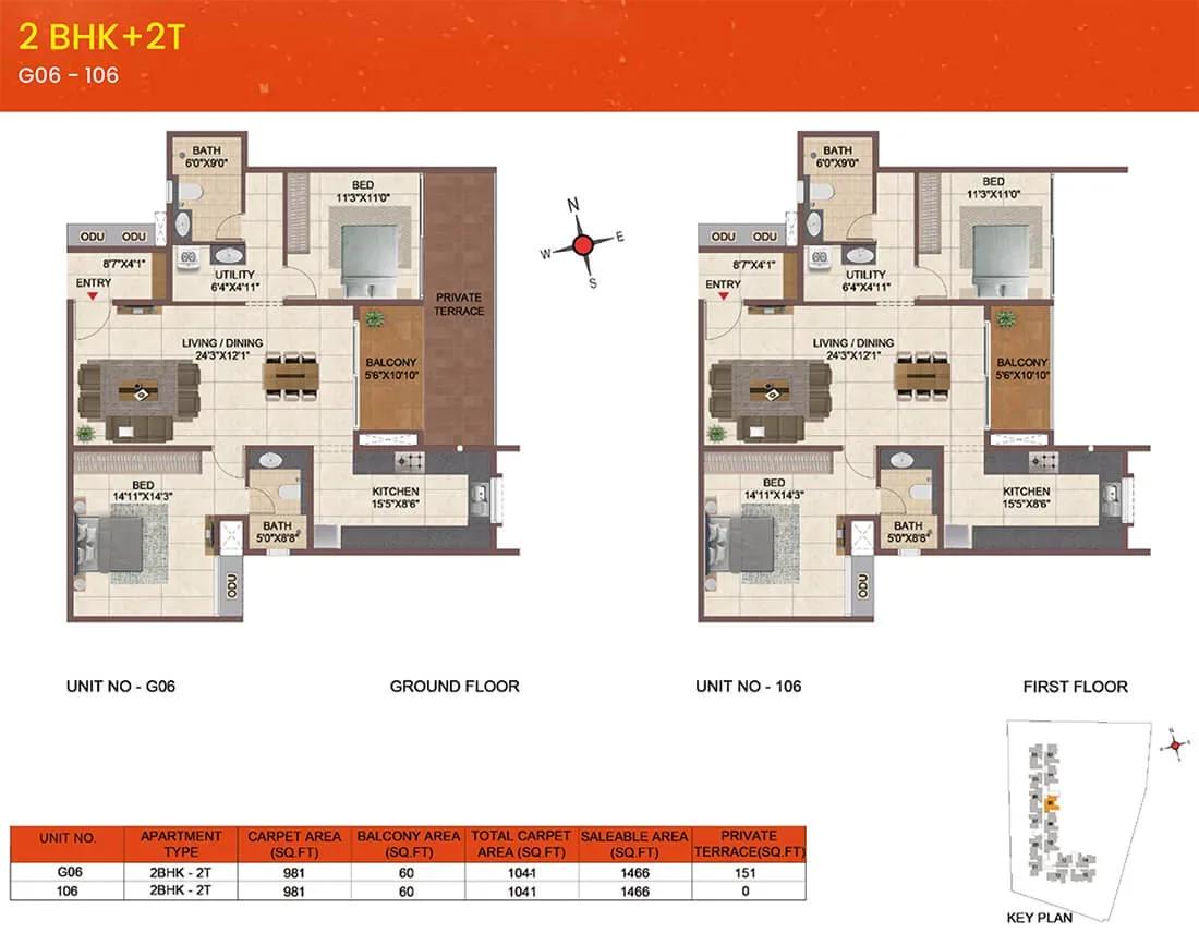 Casagrand Meridian apartments floor plan