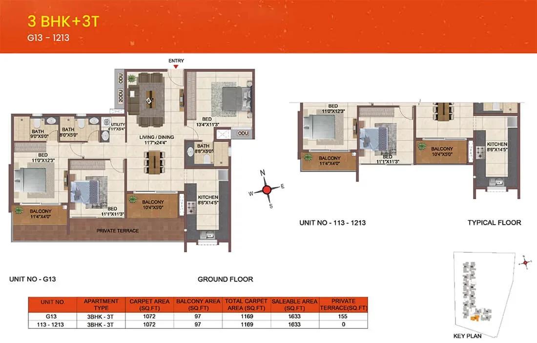 Casagrand Meridian apartments floor plan