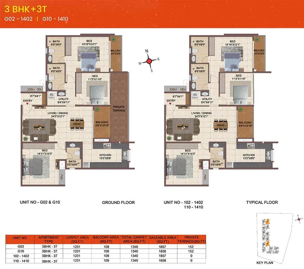 Casagrand Meridian apartments floor plan