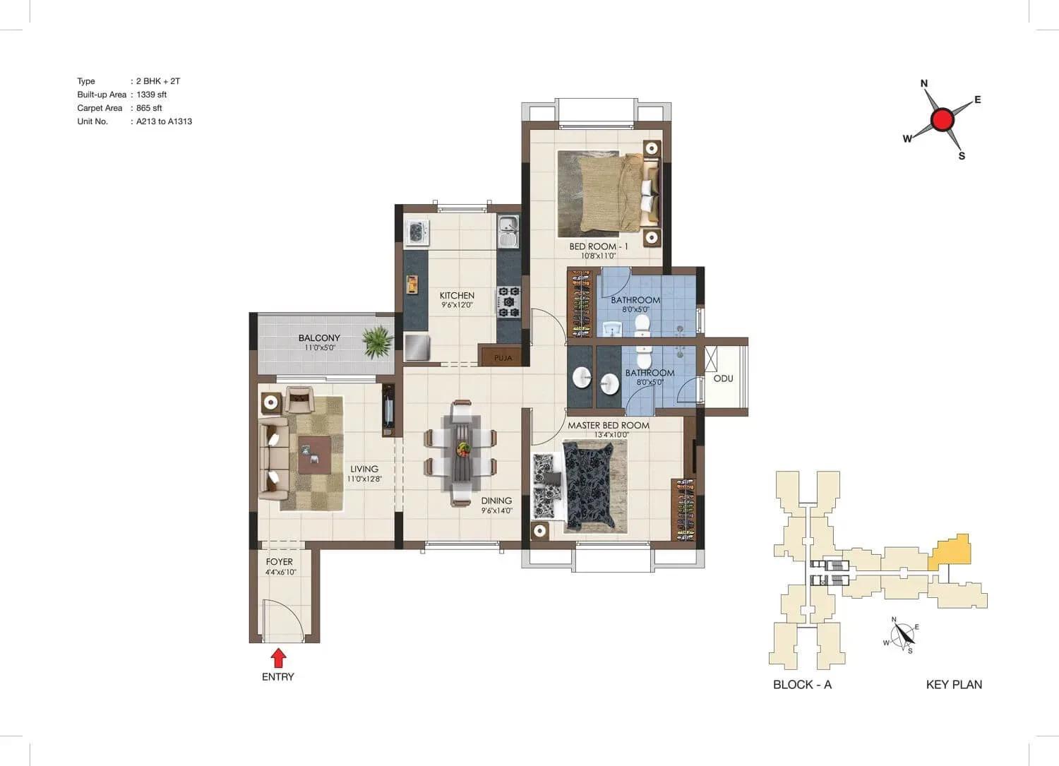 Casagrand Northern Star apartments floor plan