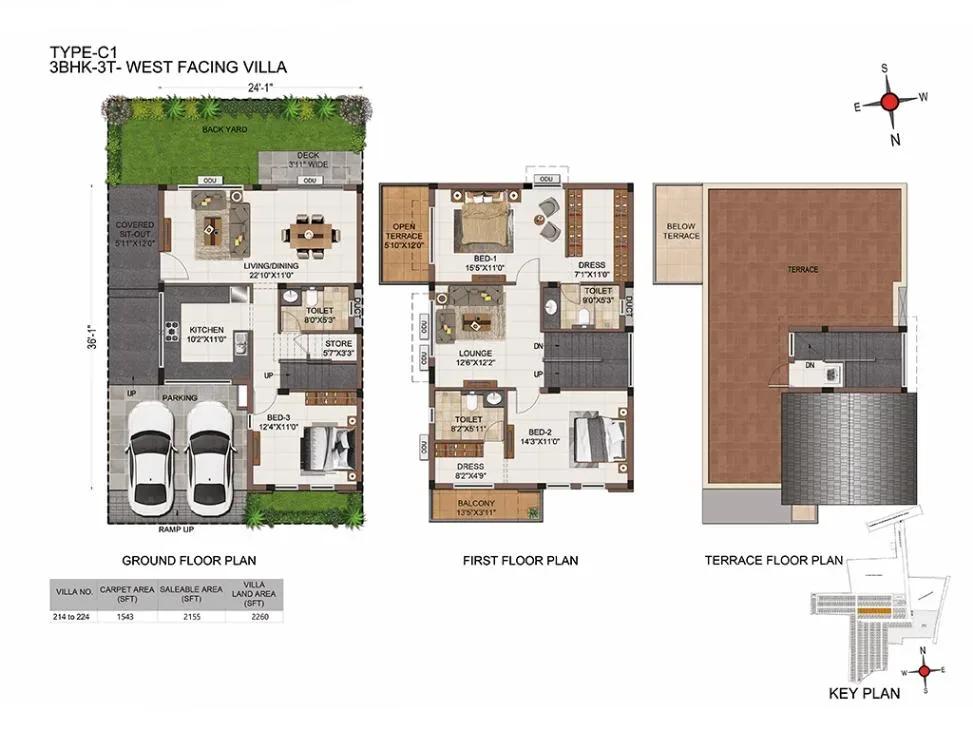 Casagrand Platinum Villas floor plan