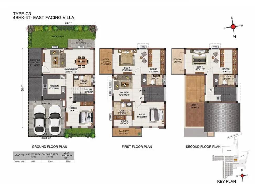 Casagrand Platinum Villas floor plan