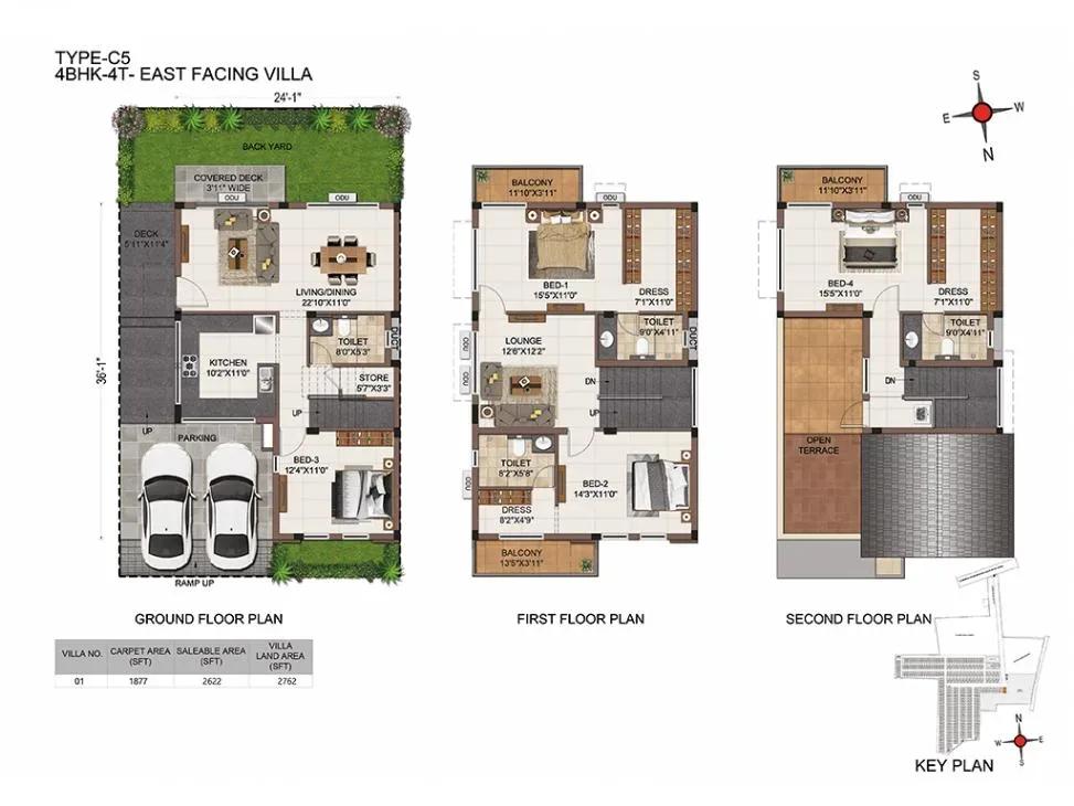 Casagrand Platinum Villas floor plan