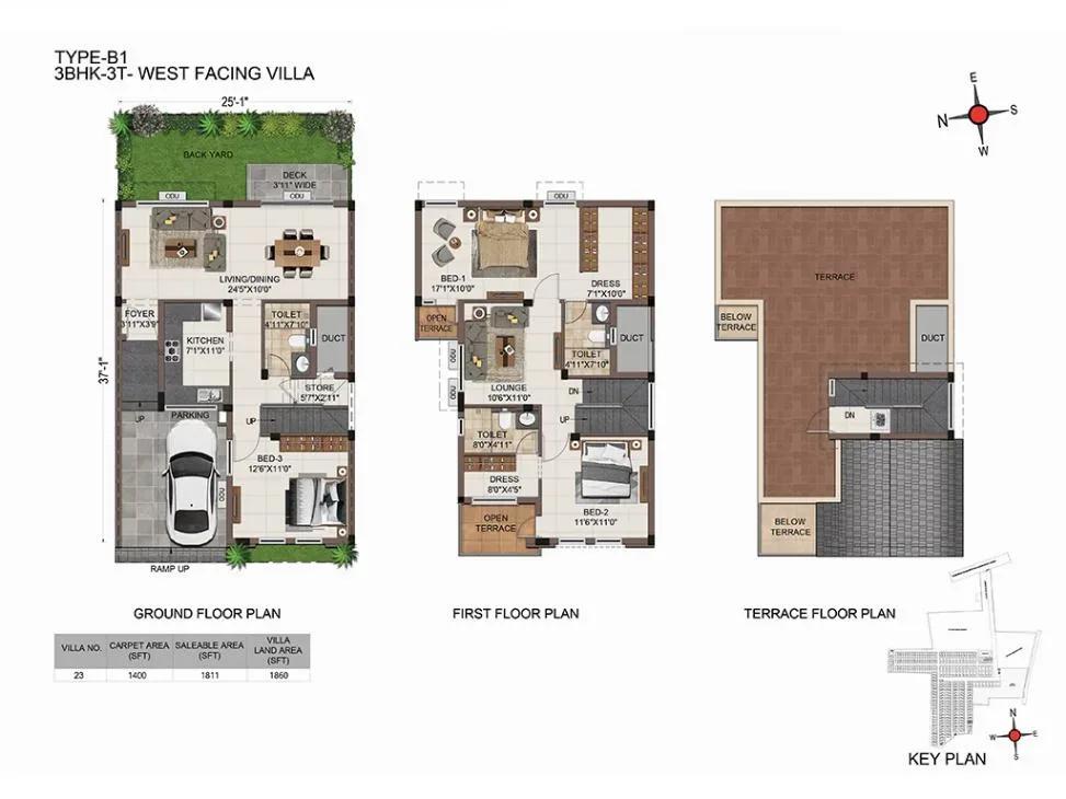 Casagrand Platinum Villas floor plan