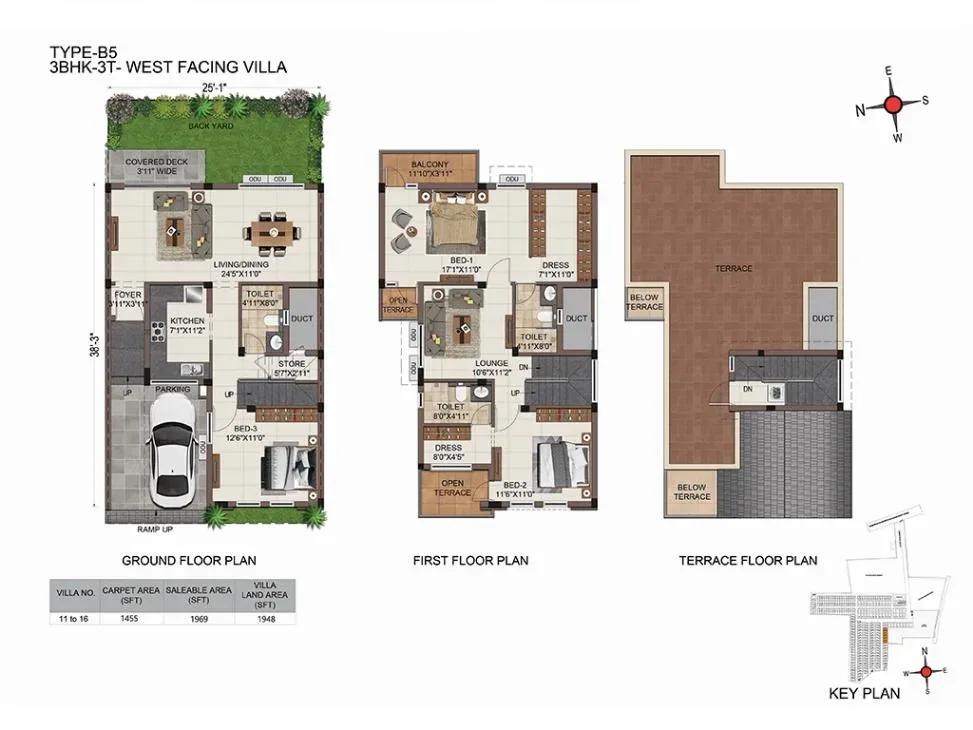 Casagrand Platinum Villas floor plan