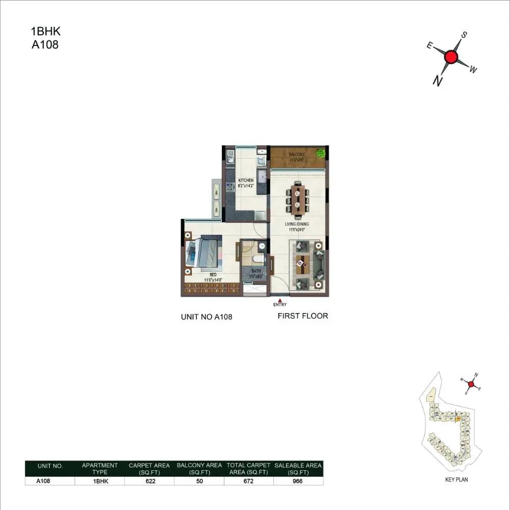Casagrand Promenade Apartments floor plan