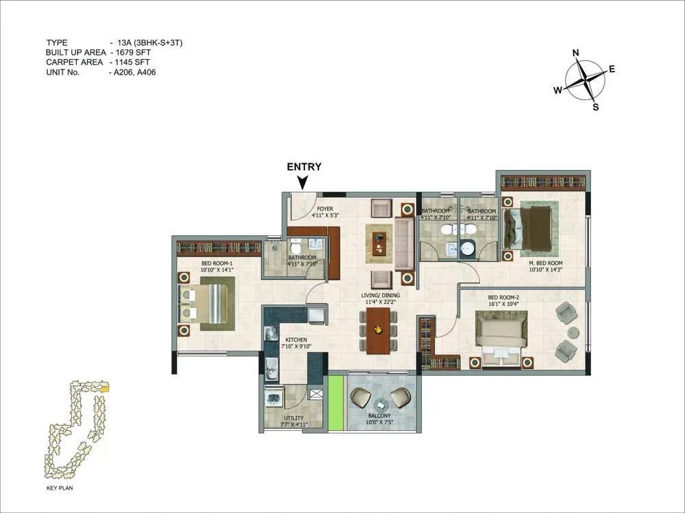 CasaGrand Royce apartments floor plan