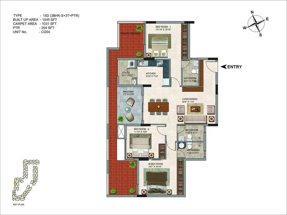 CasaGrand Royce apartments floor plan