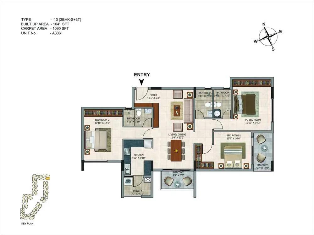 CasaGrand Royce apartments floor plan