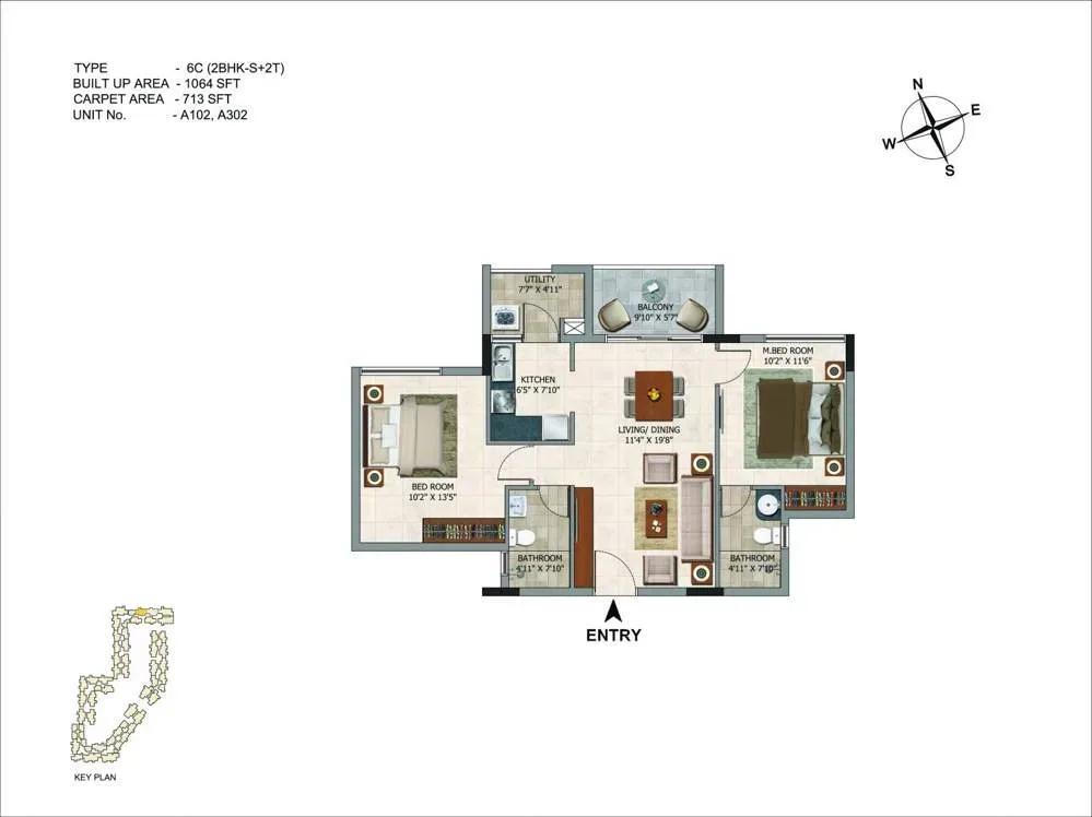CasaGrand Royce apartments floor plan