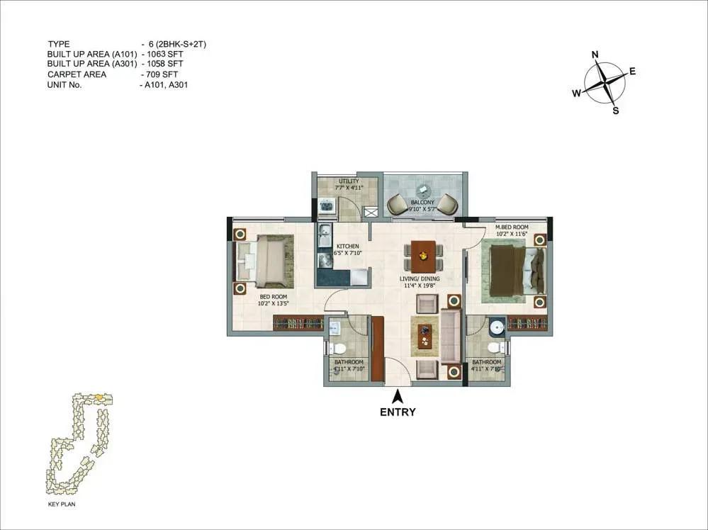 CasaGrand Royce apartments floor plan