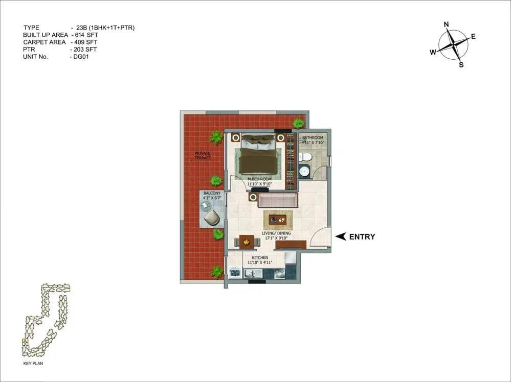 CasaGrand Royce apartments floor plan