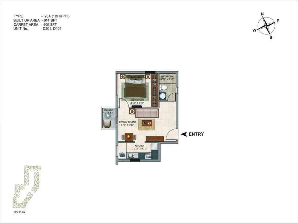 CasaGrand Royce apartments floor plan