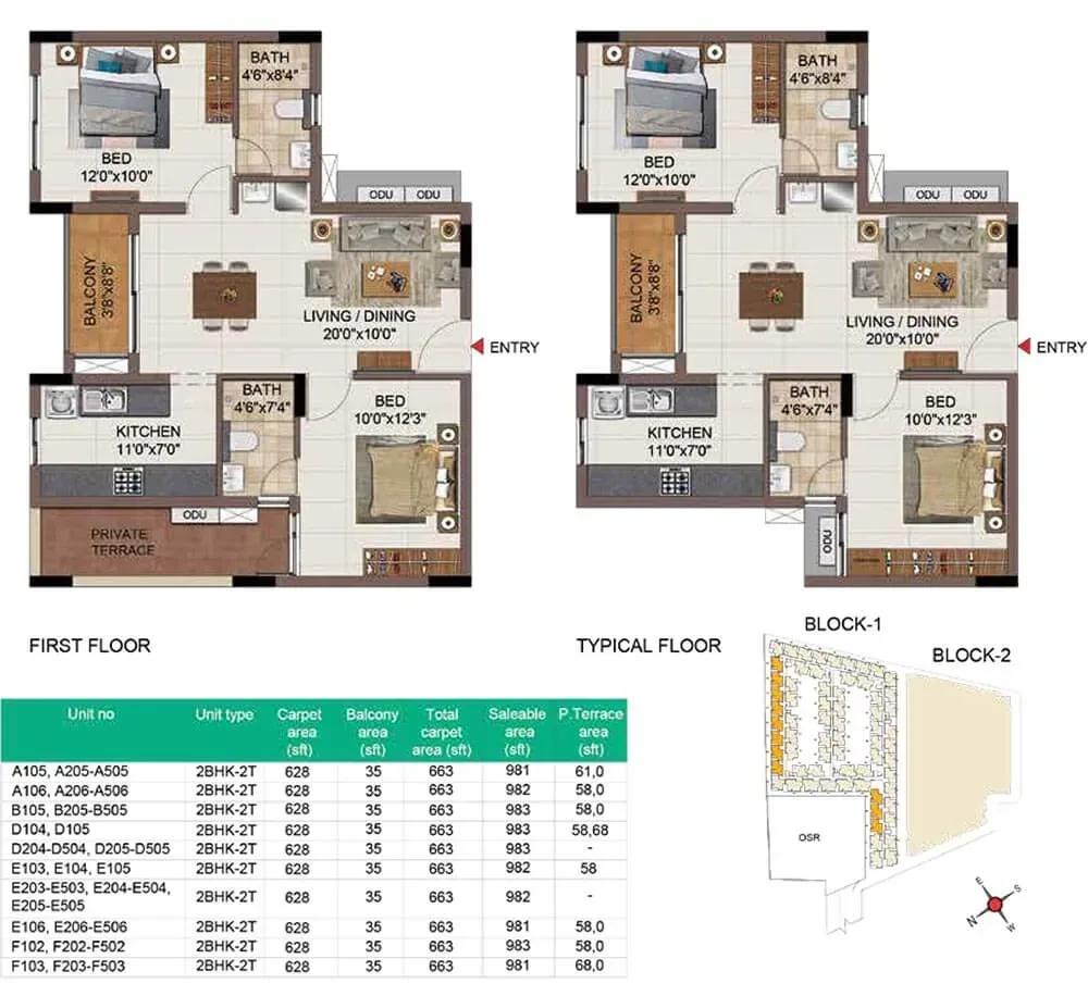 Casagrand SouthBrooke floor plan