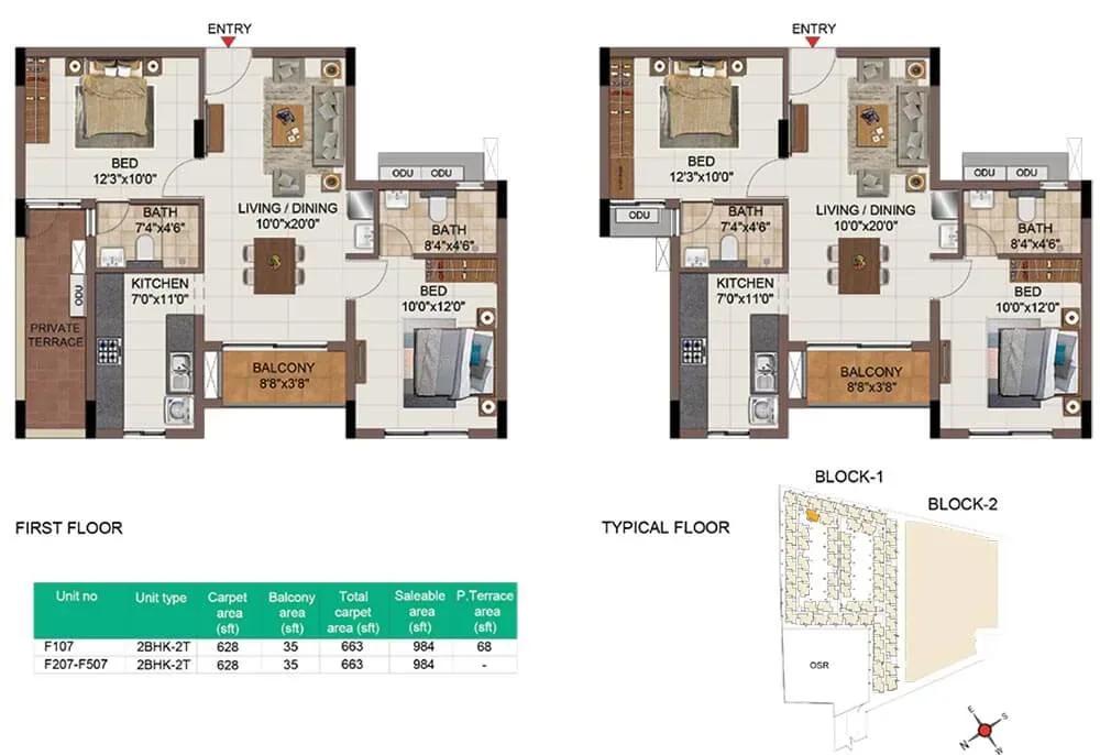 Casagrand SouthBrooke floor plan