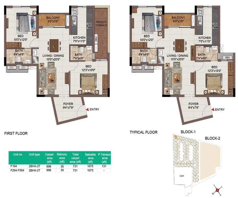 Casagrand SouthBrooke floor plan