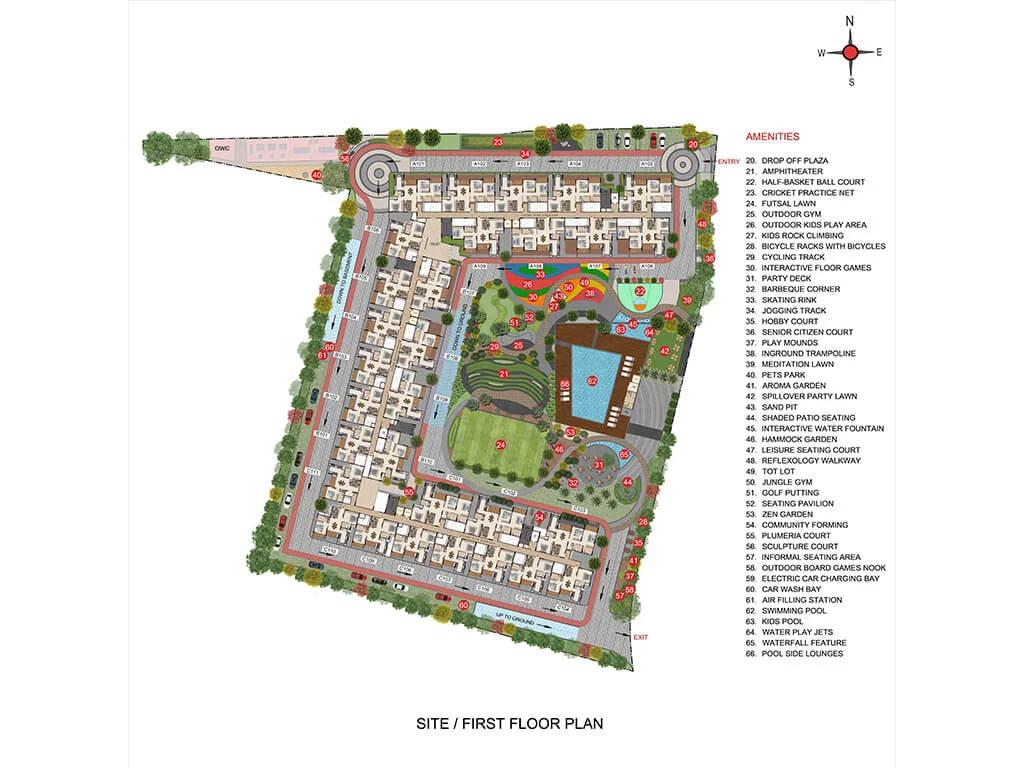 Layout plan of Casagrand Zaiden