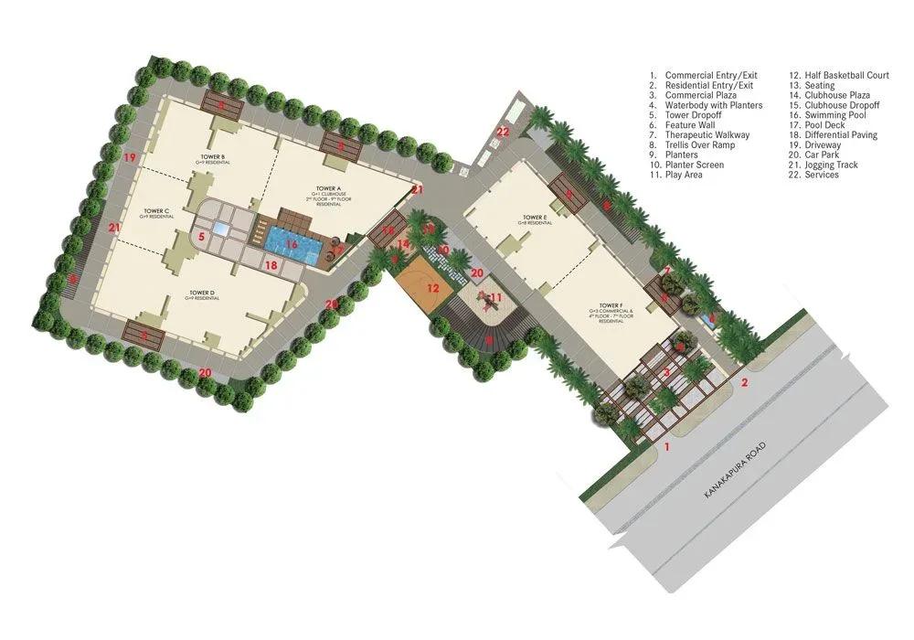 Century Central apartments master plan