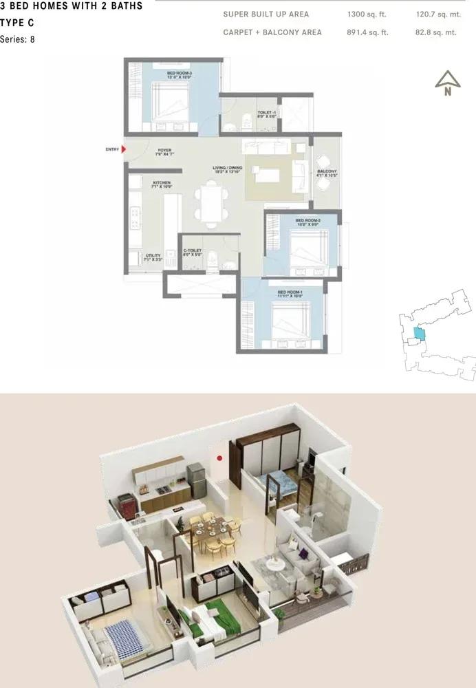 Century Codename New You apartments