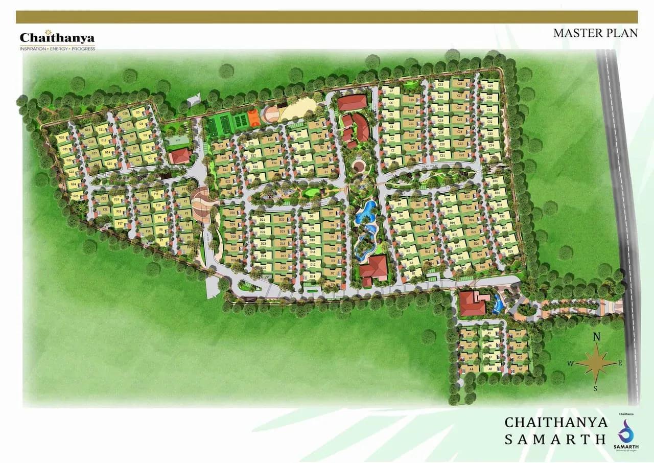 Chaithanya Samarth Villas master plan