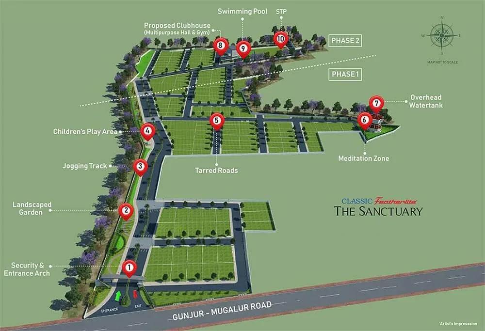 Classic Featherlite The Sanctuary plots
