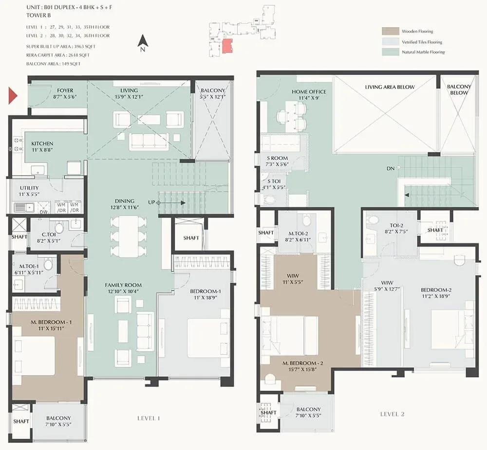 DNR Highline apartments floor plan