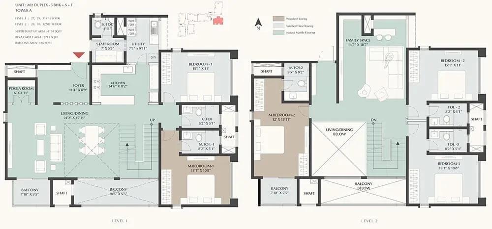 DNR Highline apartments floor plan