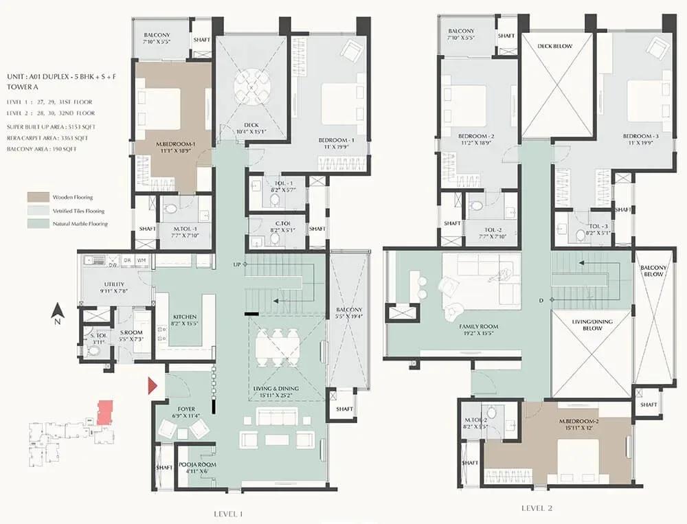 DNR Highline apartments floor plan