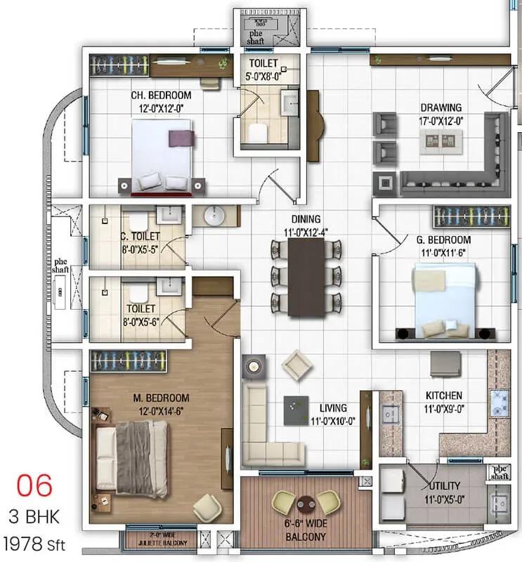 DSR Evoq Apartments apartments