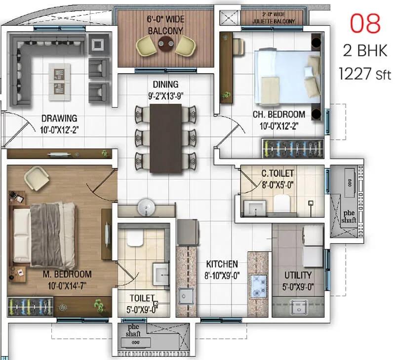 DSR Evoq Apartments apartments