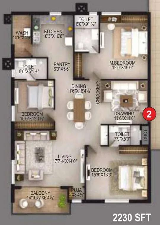 EIPL Apila apartments floor plan