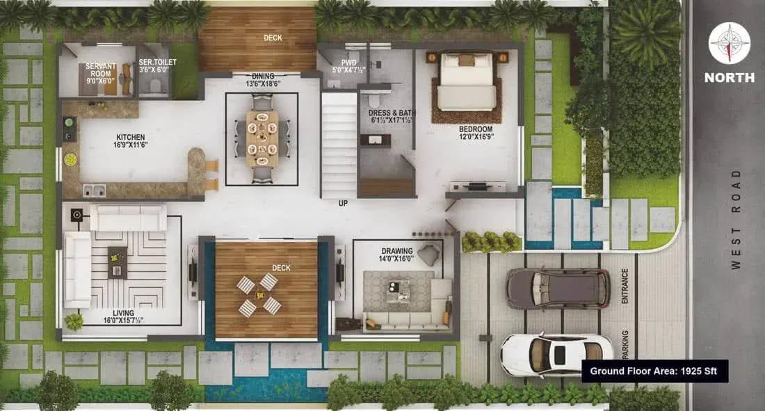 EIPL La Paloma Villas villas floor plan