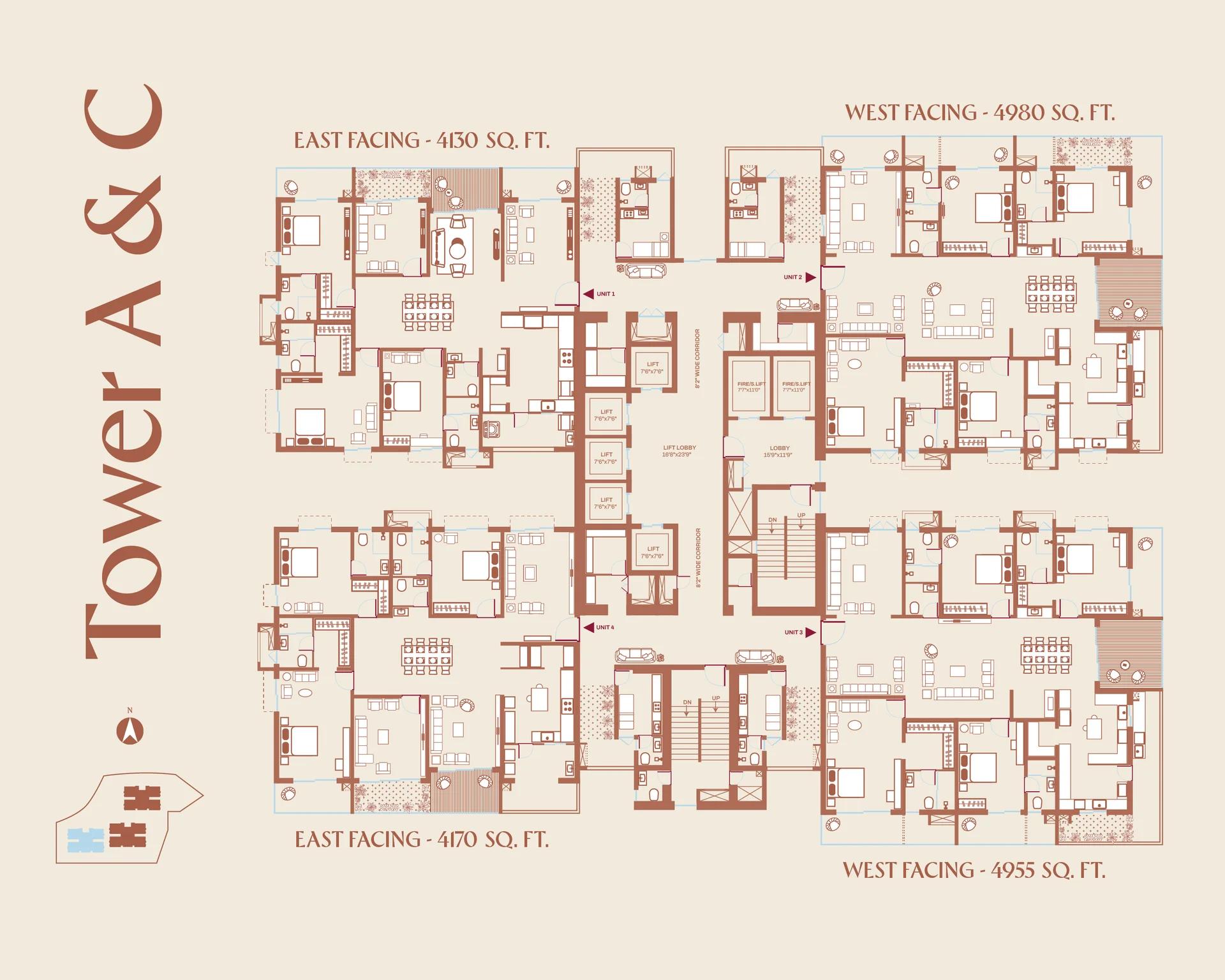 Encanto by Lansum and MK Realty floor plan 1
