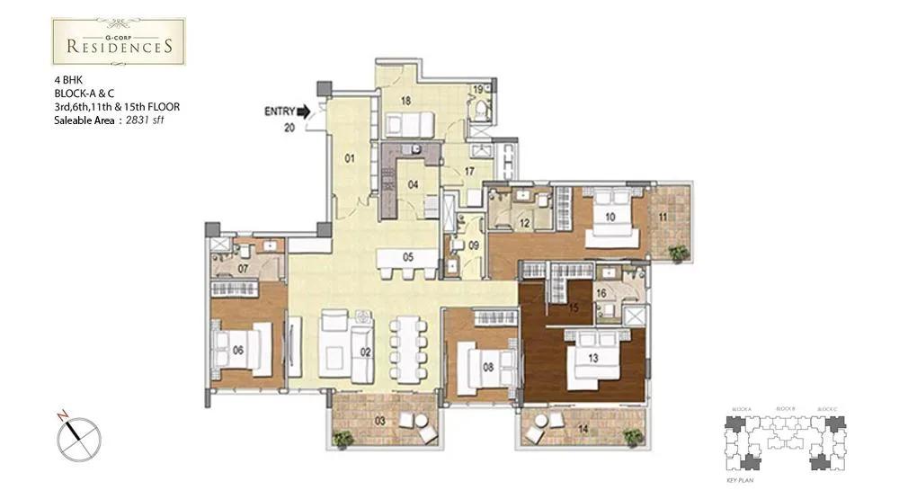 G Corp Residences apartments