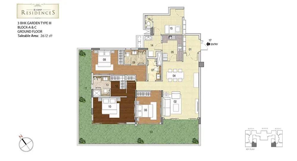 G Corp Residences apartments