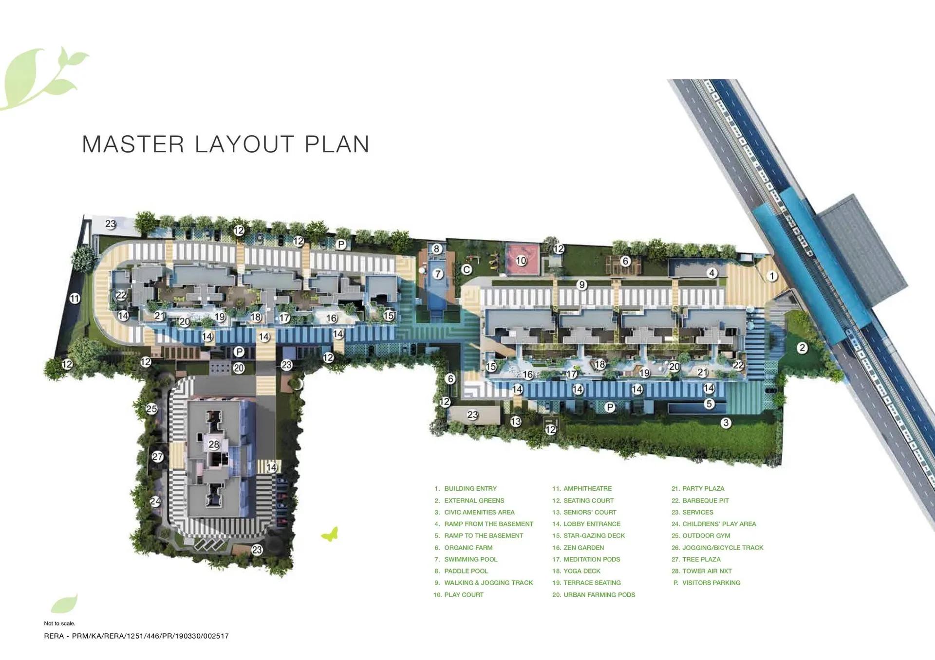 Godrej Air NXT apartments master plan