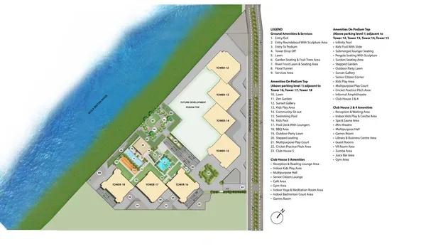 Godrej Aqua Vista master plan