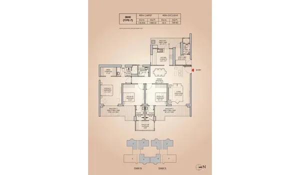 Godrej Aristocrat floor plan