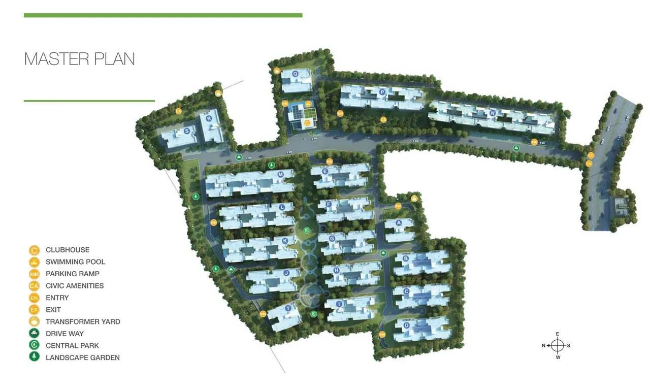 Godrej E City apartments master plan