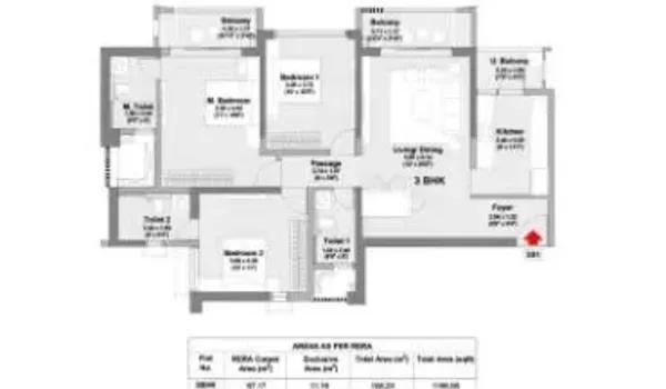 Godrej Elaris floor plan
