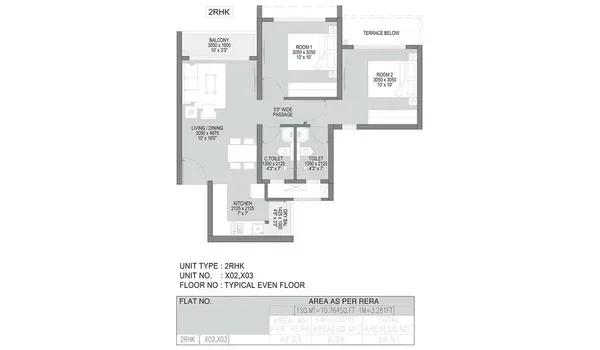 Godrej Forest Grove floor plan