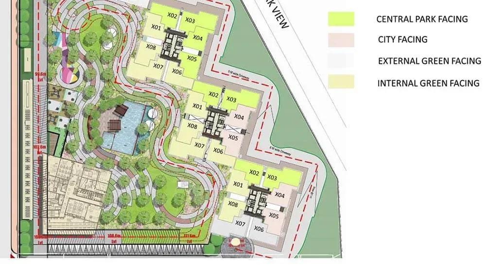 Godrej Hill Retreat apartments master plan