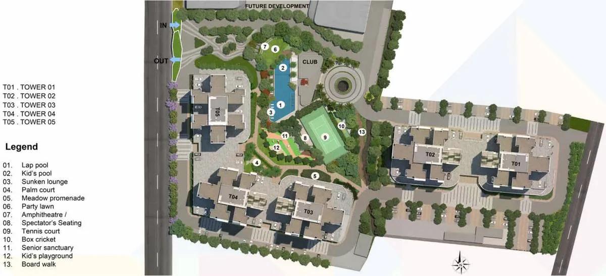 Layout plan of Godrej Nurture Mamurdi