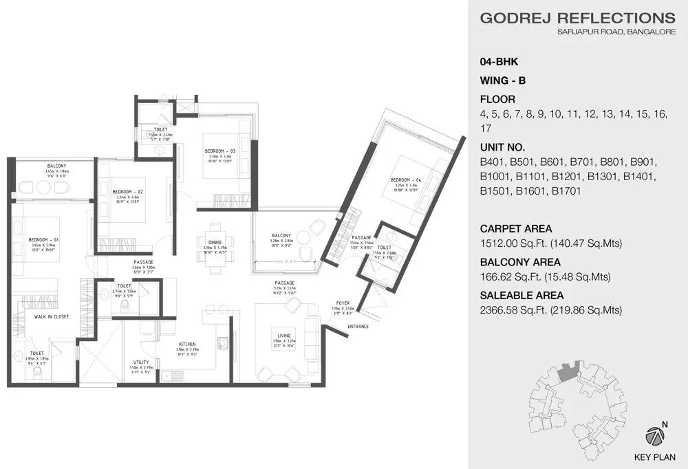 Godrej Reflections floor plan