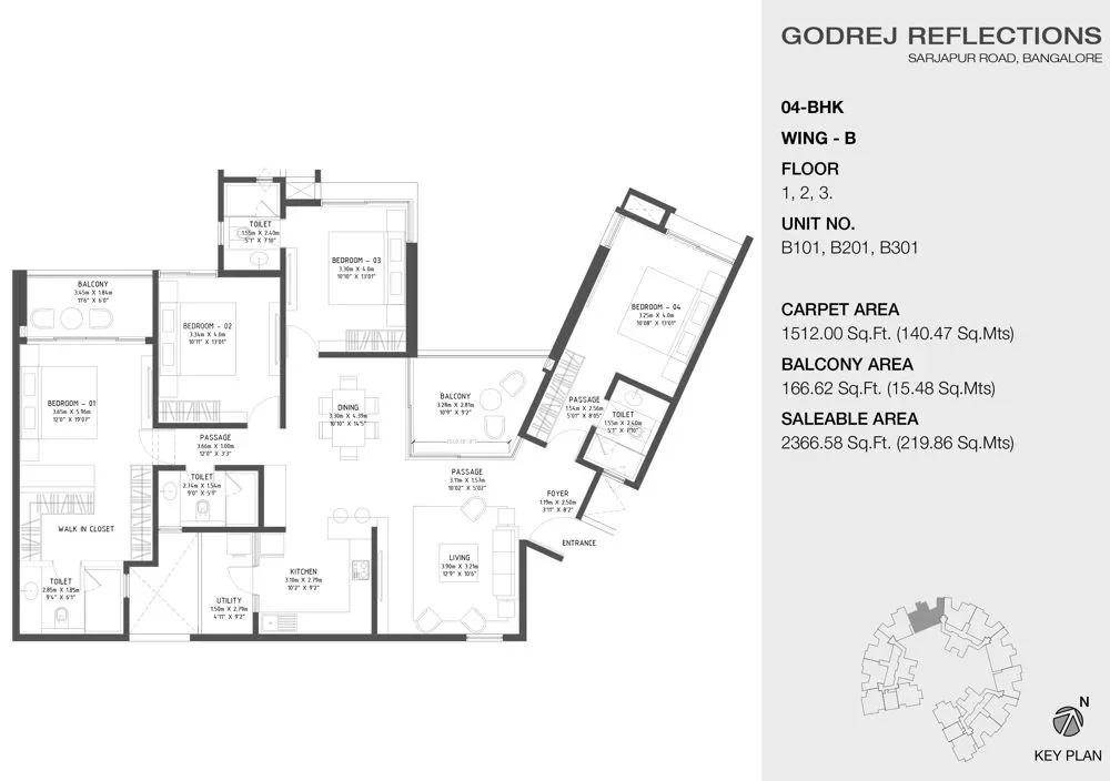 Godrej Reflections floor plan