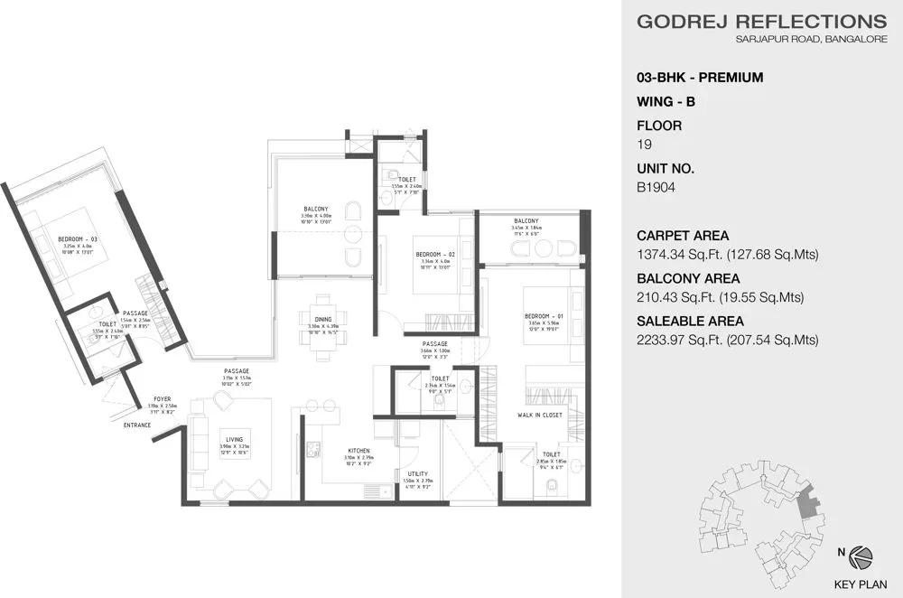 Godrej Reflections floor plan