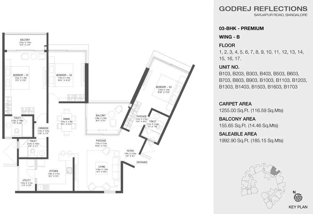 Godrej Reflections floor plan