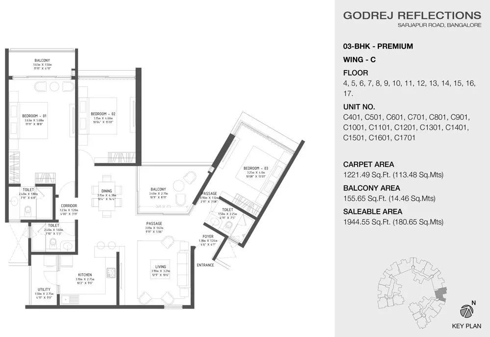 Godrej Reflections floor plan