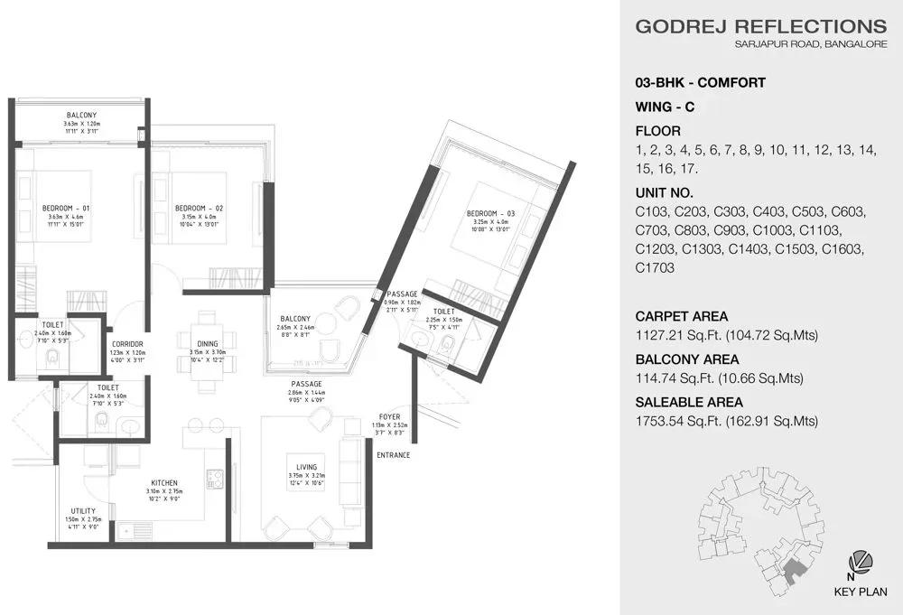Godrej Reflections floor plan