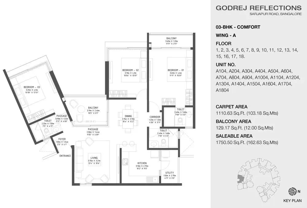 Godrej Reflections floor plan